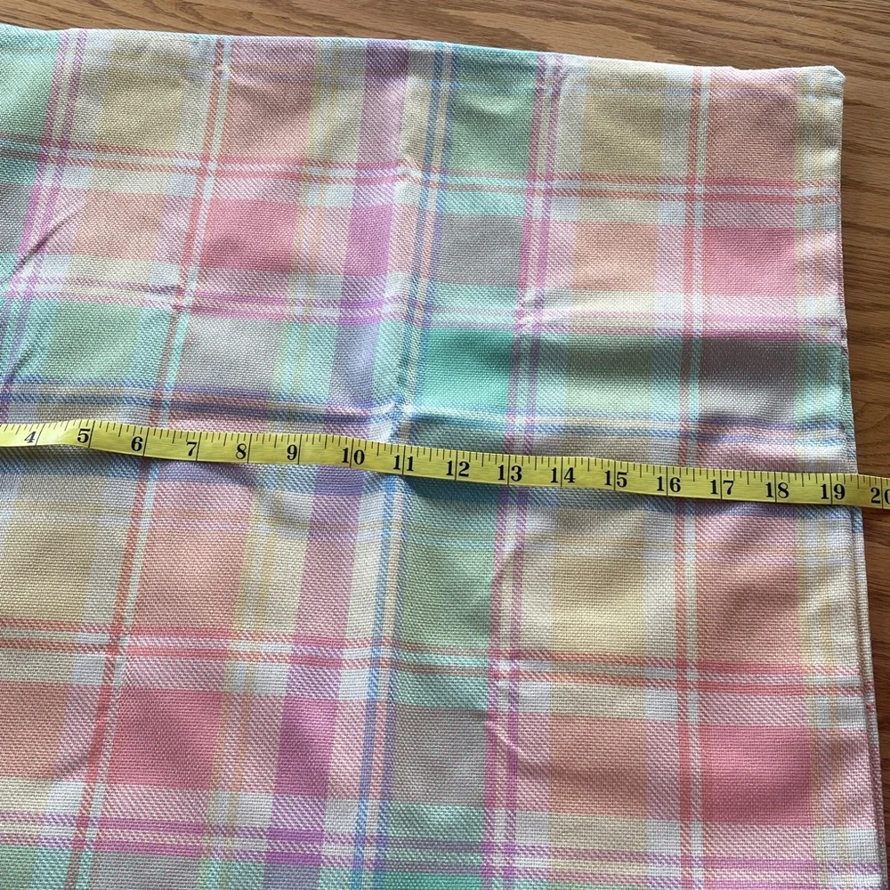 NEW Pastel Plaid Pillow Covers🌺 - Picture 3 of 4